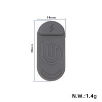 Įkrovimo lizdo dangtelis Xiaomi 4 Lite (2 kartos), pilkas (originalas)