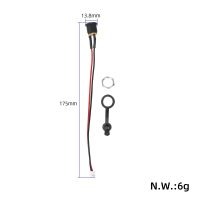 Įkrovimo lizdas DC 5.5x2.1 mm su 2 kontaktų jungtimi