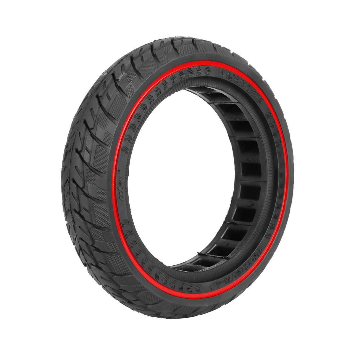 Pilnavidurė off-road padanga 8 1/2x2 (50/75-6.1) su raudonu žiedu Xiaomi