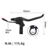 Kairė stabdžio rankenėlė Kukirin G2 Pro / G2 Max / G2 Master (originalas)