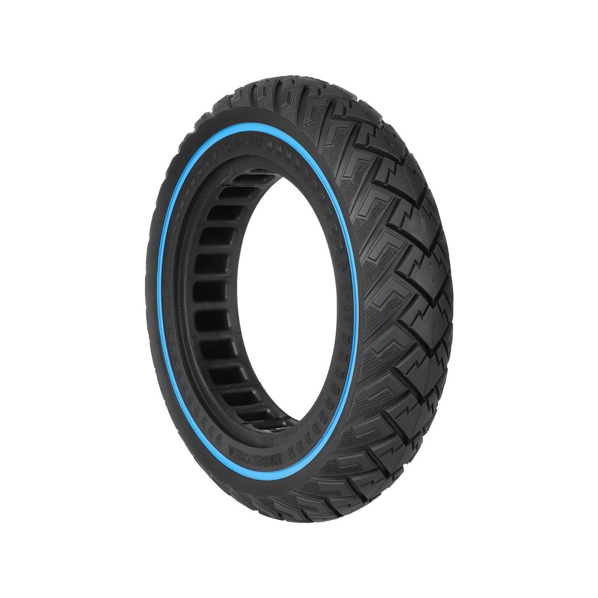 Pilnavidurė off-road padanga 10x2.125 su mėlynu žiedu (ID 141 mm, griovelis 36 mm)