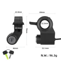 Akceleratorius su užvedimo spynele Kukirin G2 Pro