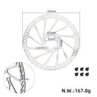 Stabdžių diskas 203 mm su dvigubomis angomis, 6 varžtai