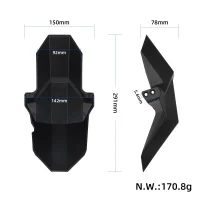 Priekinis sparnas Kukirin M4 Max (originalas)