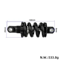 Galinis amortizatorius Kukirin G2 Max