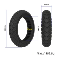Pilnavidurė off-road padanga 12" 60/90-8 (12.5x2.5-45), juoda