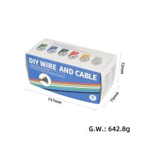 Silikoninis laidas 16 AWG, 6 spalvos po 5 m (30 m)