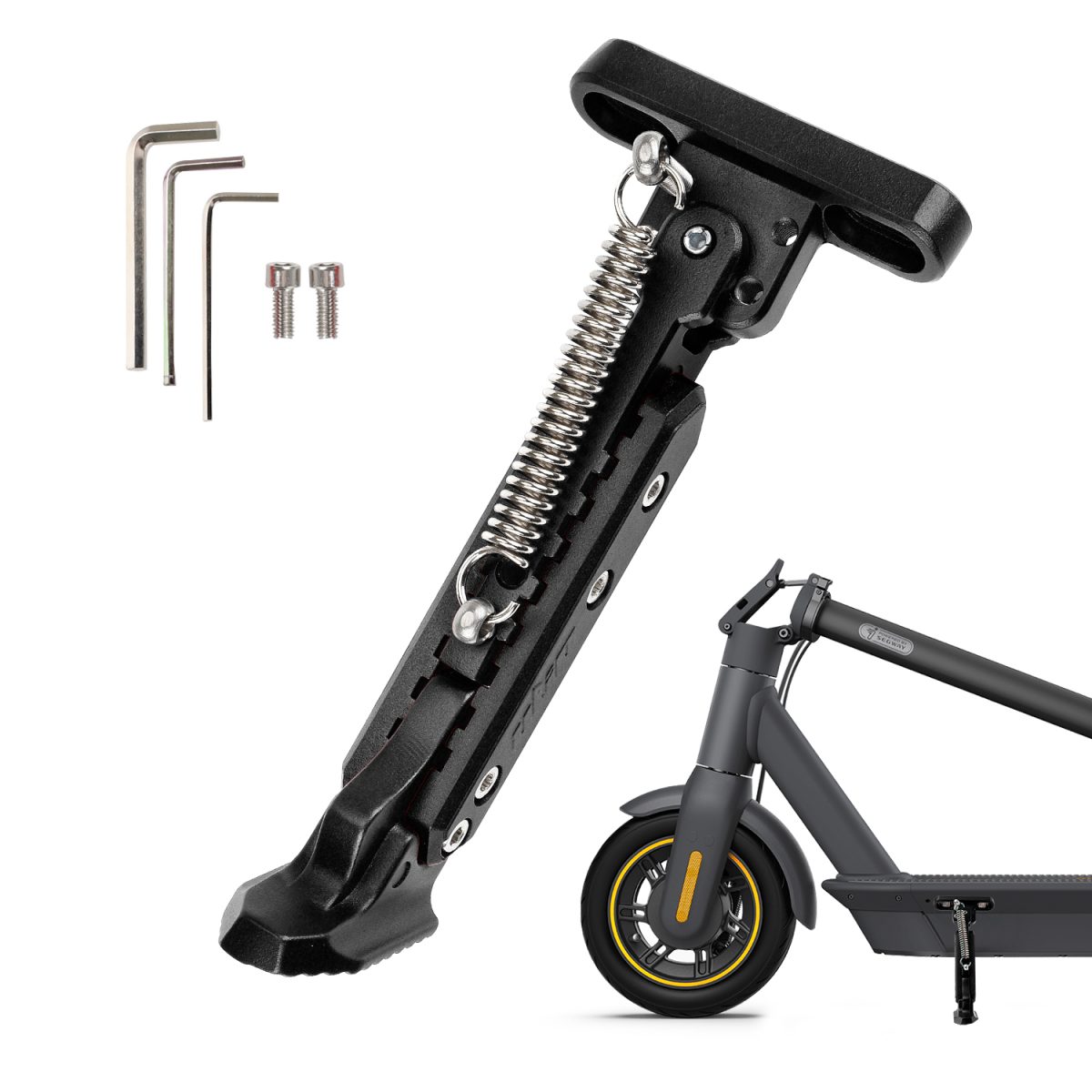 Reguliuojama aliuminio kojelė V2 Ninebot Max G30 (juoda)
