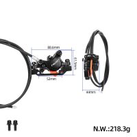 Kairysis hidraulinis stabdys NUTT su 1300 mm žarna (juodas)