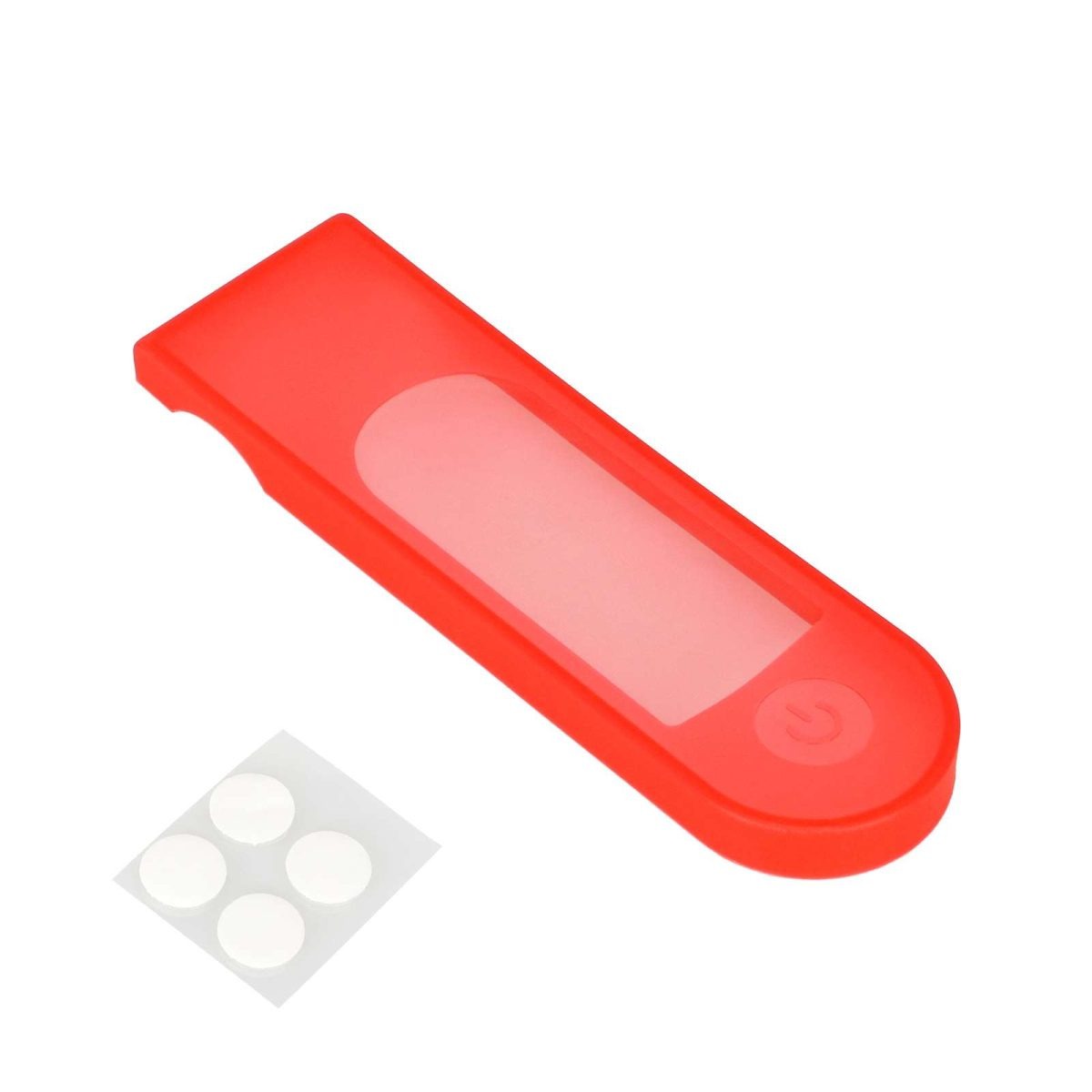 Ekrano silikoninis dangtelis su klijais Xiaomi 4 Ultra (raudonas)