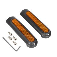 Galiniai dekoratyviniai dangteliai su geltonais atšvaitais Xiaomi 4 Pro (pilki)
