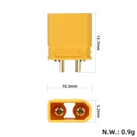 Jungtis Amass XT30U-M (male)