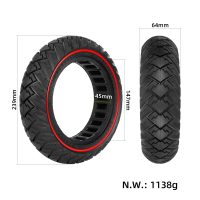 Pilnavidurė off-road padanga 250x64 su raudonu žiedu