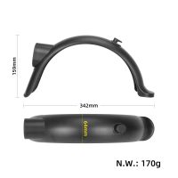 Galinis sparnas su kabliu ir varžtais Xiaomi 4 Pro (juodas)