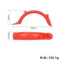 Galinis sparnas su kabliu Xiaomi M365 / Pro / Pro2 (raudonas)
