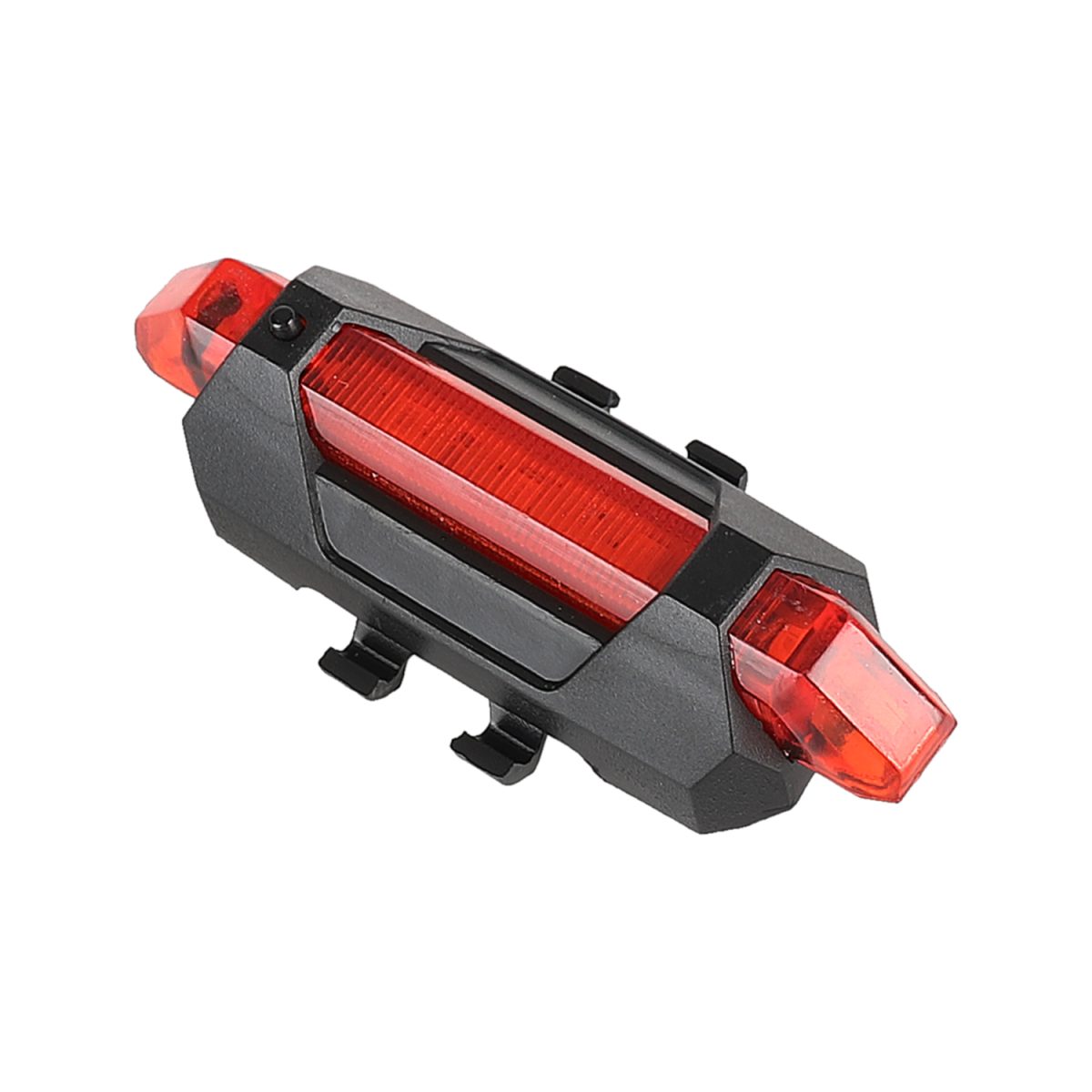 Įkraunamas USB galinis ir šoninis žibintas (raudonas)