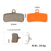 Keraminės stabdžių trinkelės Shimano ZEE M640 / Saint (oranžinės)