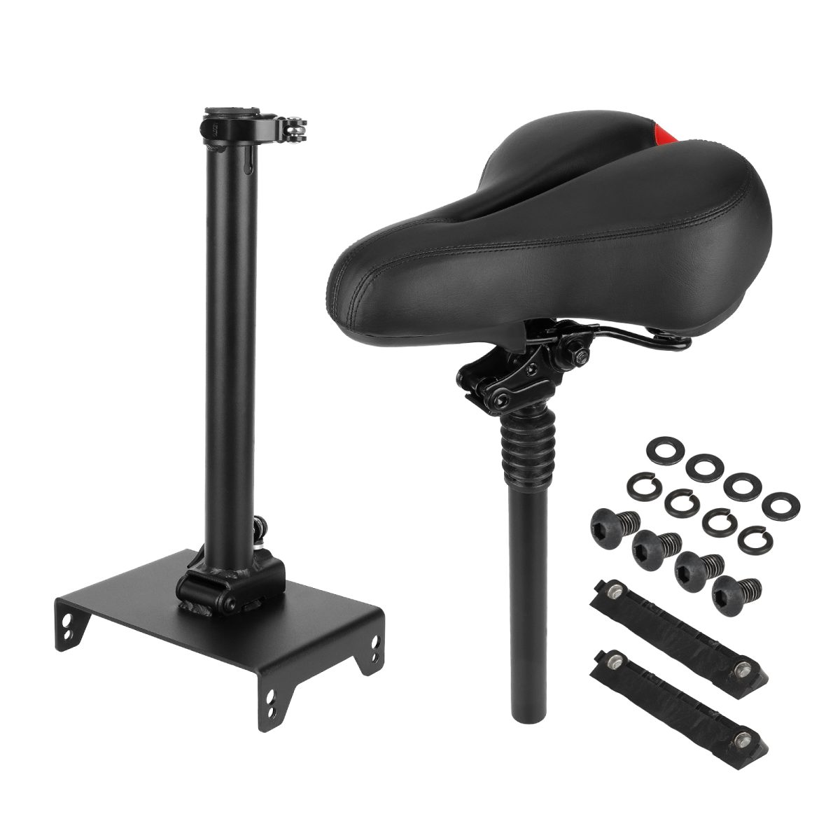 Sėdynė su didele balnele Segway Max G30 (juoda)