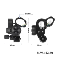 Posūkių jungiklis su skambučiu Segway Ninebot ZT3 / G3 / F3 (originalas)