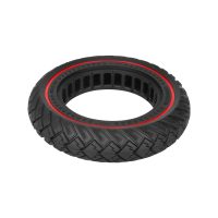 Pilnavidurė off-road padanga 10x2.125 su raudonu žiedu (ID 141 mm, griovelis 36 mm)