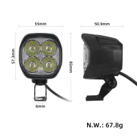 Priekinis žibintas Kukirin G2 Pro DB / T3 (originalas)