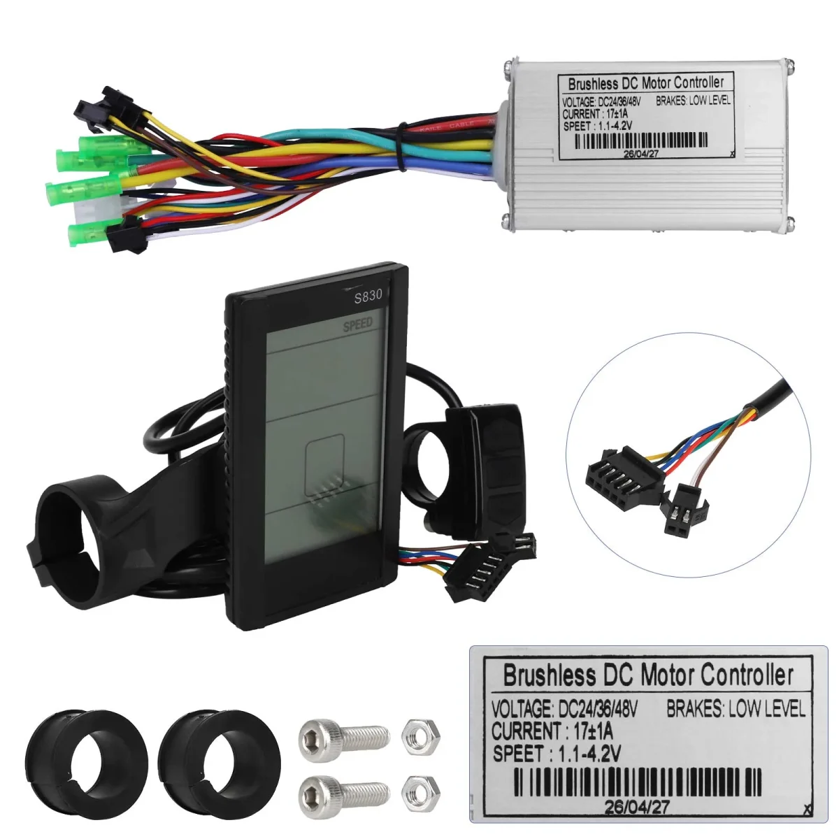 Valdiklio ir ekrano komplektas S830 (350W 17A)