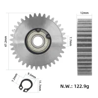 Planetinė krumpliaratis 36T 47,5x12 mm su 608 guoliu