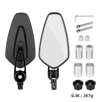 Galinio vaizdo veidrodėliai 7/8" (22 mm), pora (juodi)