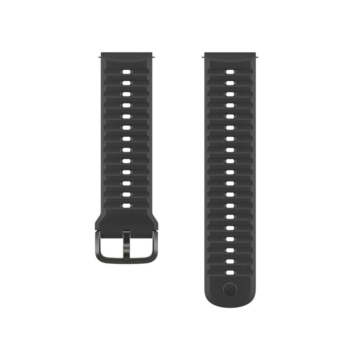 COROS APEX 4 22 mm silikoninis dirželis - juodas