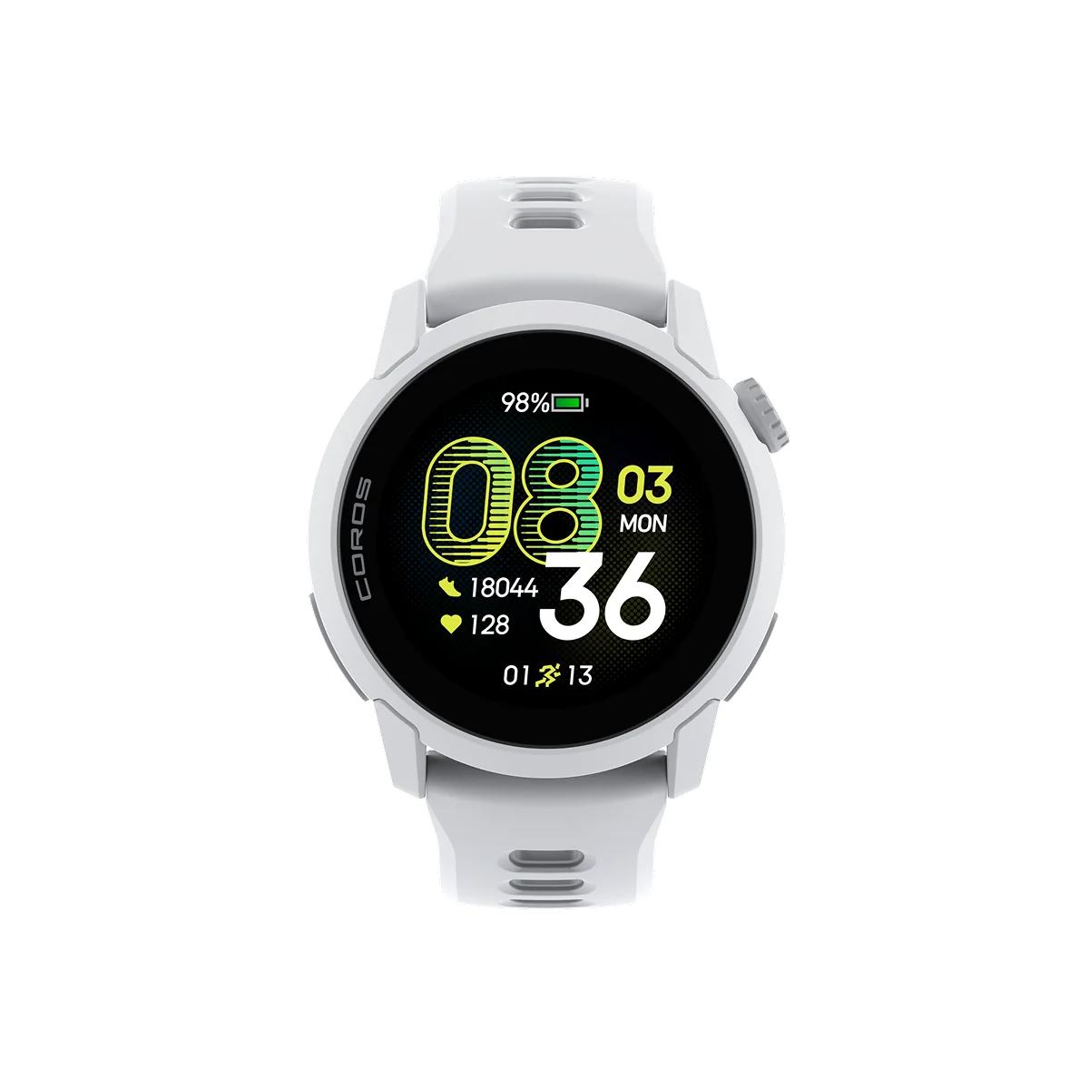 COROS PACE 4 GPS Sport Watch - silikoninė balta
