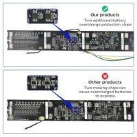 Baterijos BMS plokštė Xiaomi 3 Lite / 4 / 4 Lite