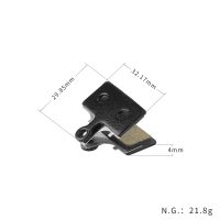 Pusiau metalinės stabdžių trinkelės Shimano M615 / M666 / M675 / M785