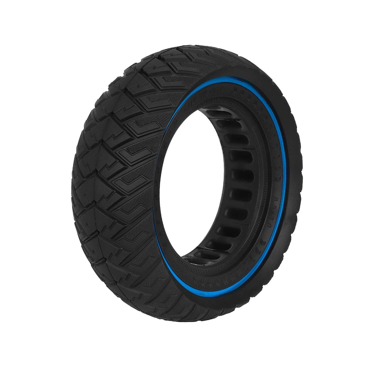 Pilnavidurė off-road padanga 8.5x3 (118 mm), juoda-mėlyna