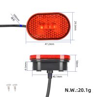 Galinio sparno komplektas su žibintu ir kabliu Xiaomi M365 Pro / Pro2 (pilkas)