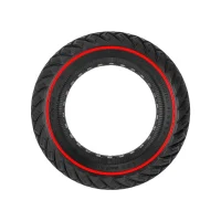 Pilnavidurė off-road padanga 10x3 (255x80) su raudonu žiedu + 6 varžtai + montuotė