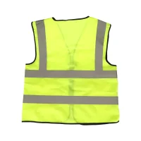 Atšvaitinė liemenė su kišenėmis (fluorescencinė žalia)