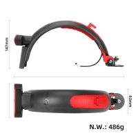 Aliuminio galinis sparnas su posūkiais Xiaomi (pilkas-raudonas)