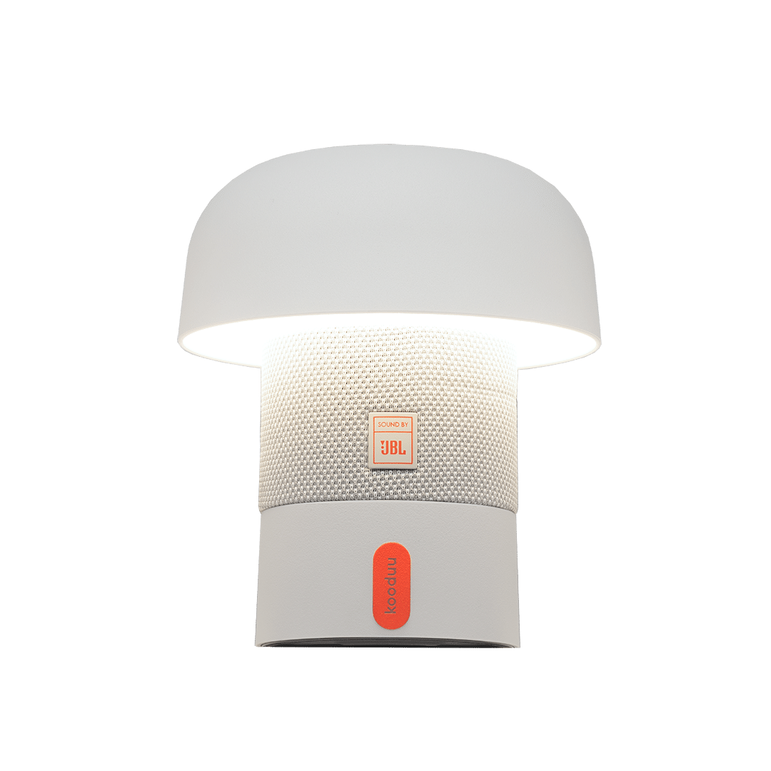 KOODUU SOUND BY JBL Sensa Play Mini kolonėlė/šviestuvas su JBL garso sistema, Cloudy White