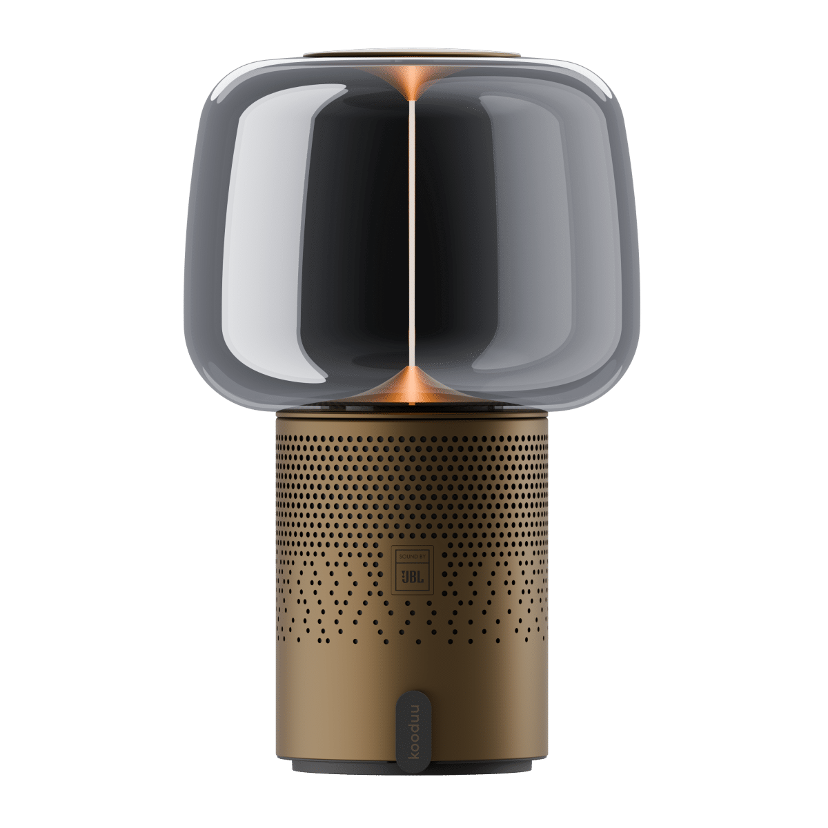 KOODUU SOUND BY JBL Serena Play kolonėlė/šviestuvas su JBL garso sistema, Bronze
