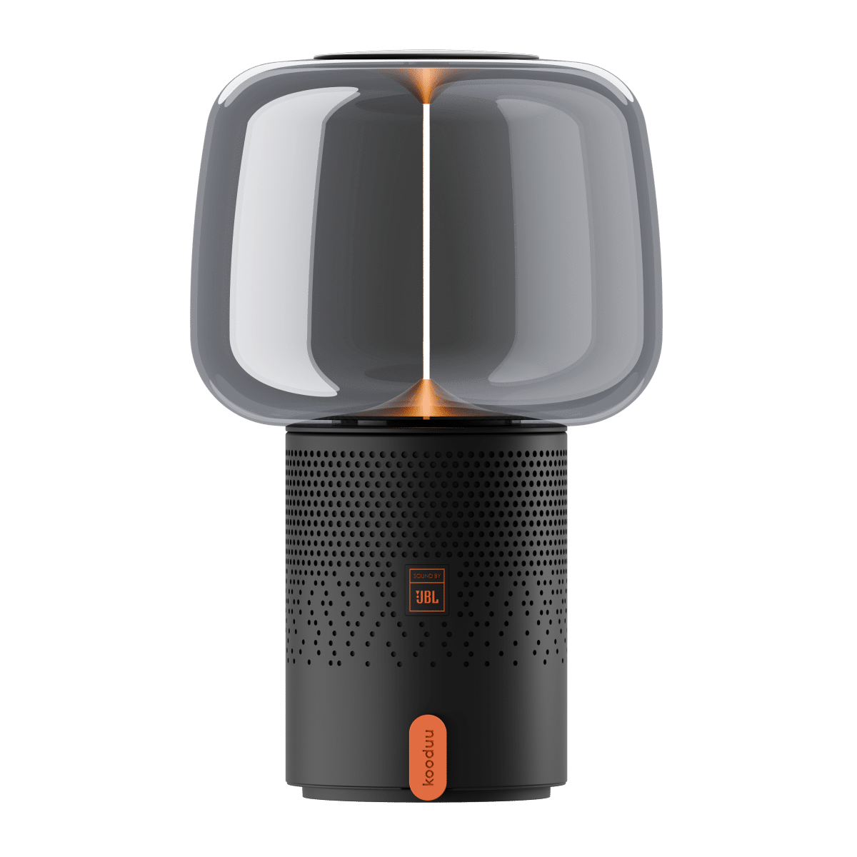 KOODUU SOUND BY JBL Serena Play kolonėlė/šviestuvas su JBL garso sistema, Metalic Anthracite