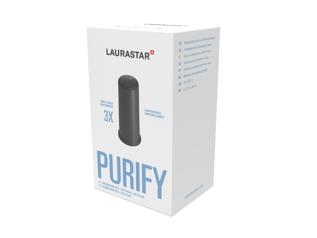 LAURASTAR LIFT nukalkinimo filtro kasetės, 3 vnt.