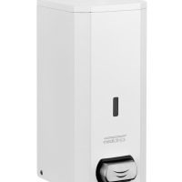 MEDICLINICS DJF0032 Muilo Putų Dozatorius, Nerūdijantis Plienas, Balta Epoksidinė, 1,5 L