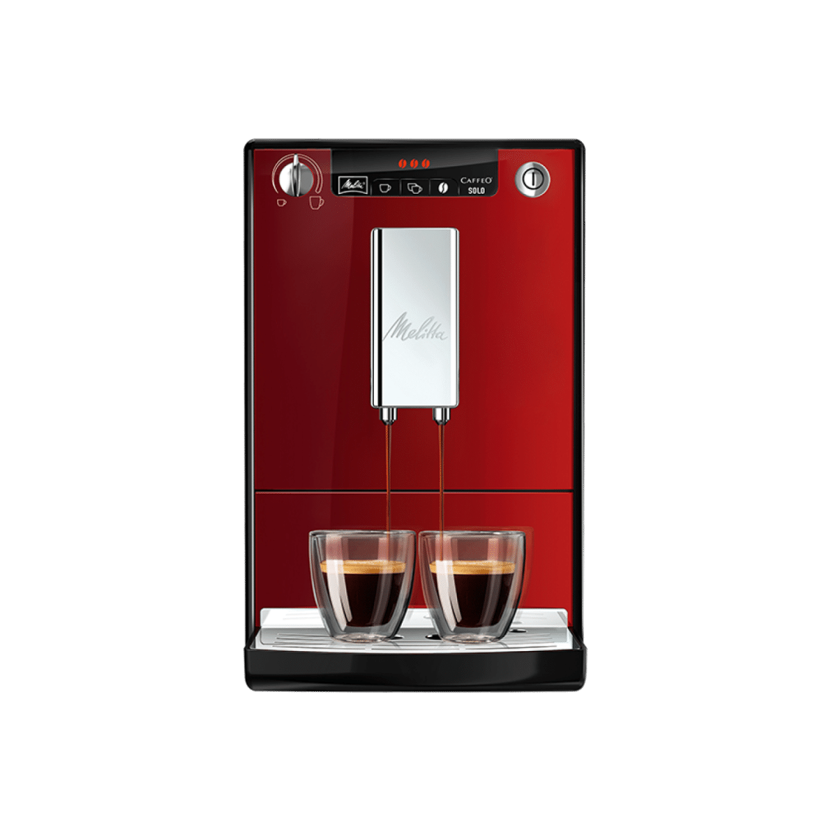 MELITTA E950-104 SOLO atomatinis kavos aparatas, raudonas