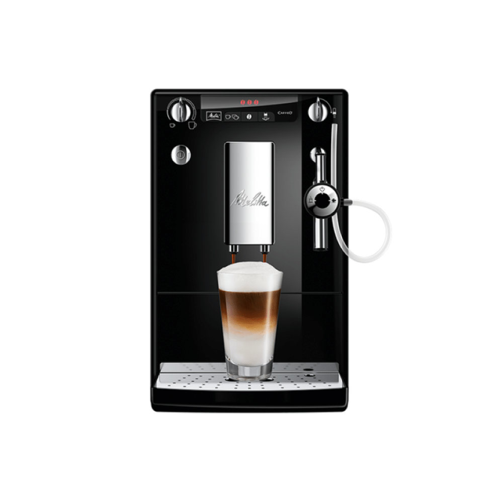 MELITTA E957-201 SOLO&PERFECT MILK automatinis kavos aparatas, pilnai juoda