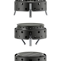 PETROMAX Atago Black Edition lauko krosnelė, grilis
