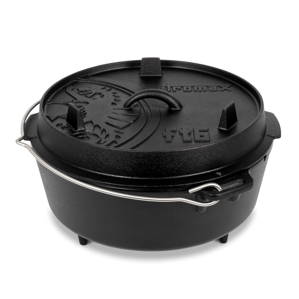 PETROMAX ketaus puodas Dutch Oven su kojelėmis ft6, 5,5l