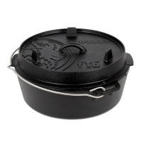 PETROMAX ketaus puodas Dutch Oven ft6 su plokščiu dugnu 5,5l