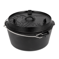 PETROMAX ketaus puodas Dutch Oven ft9 su plokščiu dugnu 7,5l