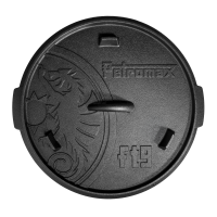 PETROMAX ketaus puodas Dutch oven su kojelėm, ft9, 7,5l