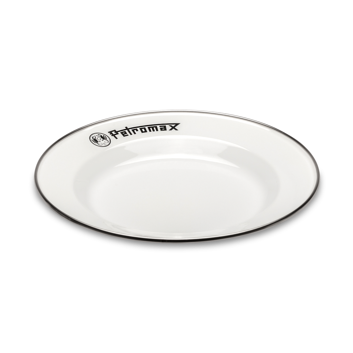 PETROMAX emaliuoto plieno lėkštės, baltos, 2vnt, 22cm